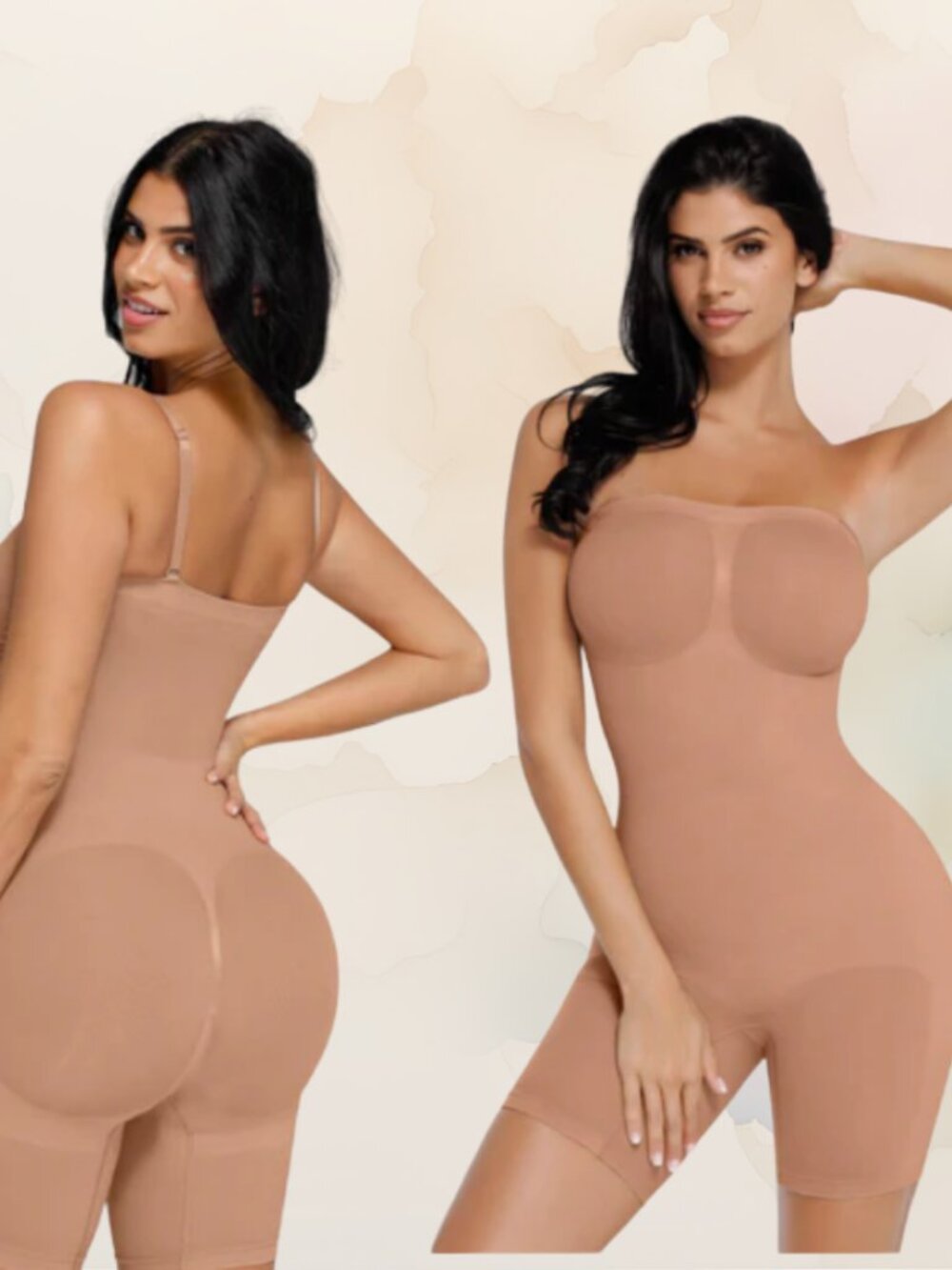 FeelinGirl Shapewear Bundle – 2 Bodysuits (M + L)